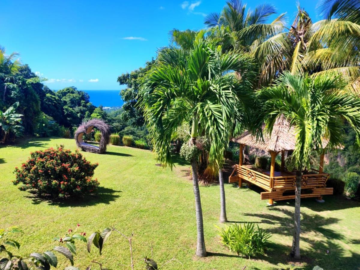 Gite 4 Etoiles, La Vieille Sucrerie St Claude Guadeloupe, Jacuzzi Spa Privatif, Vue Exceptionnelle Sur La Mer Des Caraibes 바스테르 외부 사진